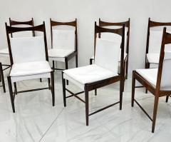  OCA Set of 8 Rosewood Cantu Dining Chairs Sergio Rodrigues OCA Brazil 1950s - 3320822