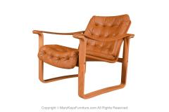  OY BJ Dahlqvist Mid Century Leather Armchair OY BJ Dahlqvist AB Finland - 2999936