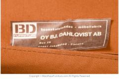  OY BJ Dahlqvist Mid Century Leather Armchair OY BJ Dahlqvist AB Finland - 2999944