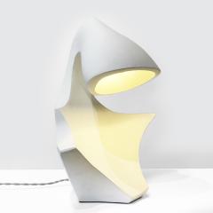  Oak Design Studios ECTO 1 White plaster table lamp - 3308892