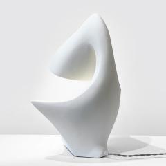  Oak Design Studios ECTO 1 White plaster table lamp - 3308893