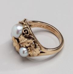  Oakes Studio American Arts Crafts Ring with Pearls by The Oakes Studio - 2396808