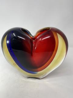  Oball Murano Glass Heart Vase - 2600753