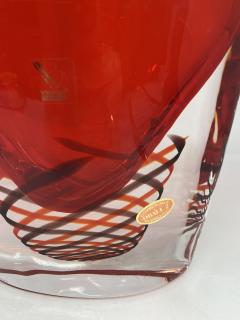  Oball Sommerso Spiral Murano Glass Vase - 2587057