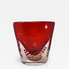  Oball Sommerso Spiral Murano Glass Vase - 2592347