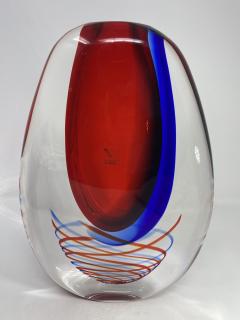  Oball Sommerso Spirale Murano Glass Vase - 2587042