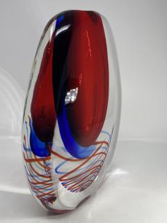  Oball Sommerso Spirale Murano Glass Vase - 2587043