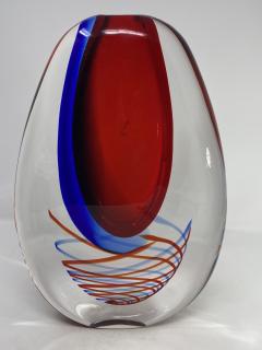  Oball Sommerso Spirale Murano Glass Vase - 2587044