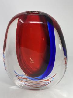  Oball Sommerso Spirale Murano Glass Vase - 2587046