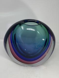  Oball Tondo Sommerso Murano Glass Vase - 3958095