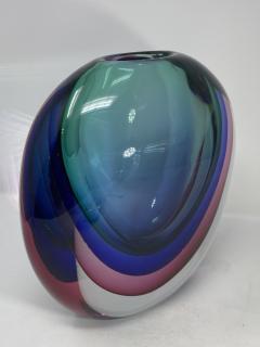  Oball Tondo Sommerso Murano Glass Vase - 3958097