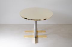  Officina Antiquaria Oval table in metal and brass designed and produced by Officina Antiquaria - 2573606