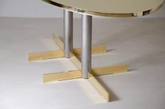  Officina Antiquaria Oval table in metal and brass designed and produced by Officina Antiquaria - 2573607