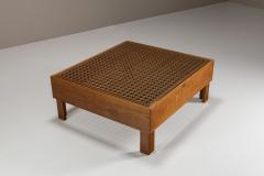  Officina Rivadossi Officina Rivadossi Coffee Table in Slavonian Oak Italy 1980s - 4321820