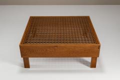  Officina Rivadossi Officina Rivadossi Coffee Table in Slavonian Oak Italy 1980s - 4321822
