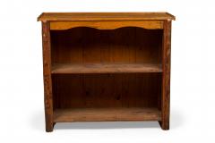  Old Hickory Furniture Co Rustic Old Hickory Style Log and Woven Rattan Bar - 4272313