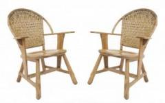  Old Hickory Furniture Co Set of 6 Old Hickory Ash Wood Dining Chairs - 726265