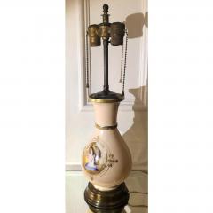  Old Paris Antique Old Paris Porcelain Neoclassical Portrait Lamp - 1721841