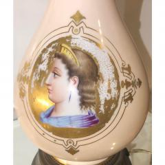  Old Paris Antique Old Paris Porcelain Neoclassical Portrait Lamp - 1721842