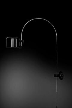  Oluce Large Joe Colombo Model 1158 Coup Wall Lamp in Black for Oluce - 1653970