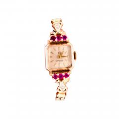  Omega 14 Karat Yellow Gold Omega Ladies Wristwatch 17 Jewels Unadjusted Vintage - 2666209