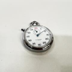  Omega 1960s Swiss Made LA MARQUE 7 Jewels Pocket Timer Stopwatch Nonworking - 2617041