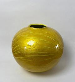  Ono Hakuko Yellow Globular Vessel - 3016262