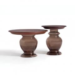  Opera Oleas Blown Glass Table with Wooden Top - 4732354