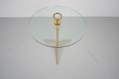  Orange Furniture Brass Tripod Side Table - 386884