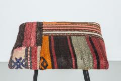  Orange Furniture Turkish Kilim Barstool - 197626