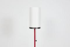  Orange Furniture Wilshire Red Leather Floor Lamp - 4046559