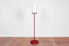  Orange Furniture Wilshire Red Leather Floor Lamp - 4046560