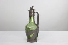  Orivit AG Orivit an Art Nouveau Pewter Green Glass Decanter Design Number 1211 - 4186771