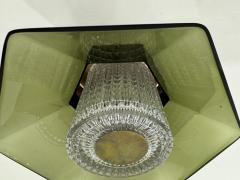  Orrefors 1960s Swedish Orrefors Crystal Fagerlund Nautical Mid Century Flush Light - 3714852