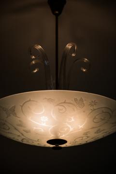  Orrefors Ceiling Lamp Produced by Orrefors in Sweden - 1783603