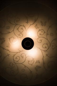 Orrefors Ceiling Lamp Produced by Orrefors in Sweden - 1783604