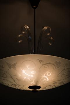  Orrefors Ceiling Lamp Produced by Orrefors in Sweden - 1783606