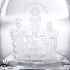  Orrefors Collection of cut and engraved glass decanters and dessert glasses - 4220939