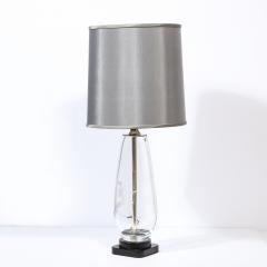  Orrefors Mid Century Modern Translucent Frosted Glass Figurative Table Lamp by Orrefors - 2365639
