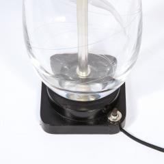  Orrefors Mid Century Modern Translucent Frosted Glass Figurative Table Lamp by Orrefors - 2365643