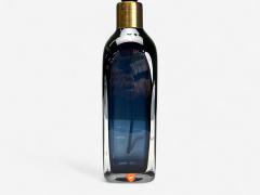  Orrefors Nils Landberg Swedish Modern Blue Tinted Glass Table Lamp Sweden 1960s - 4220994