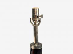  Orrefors Nils Landberg Swedish Modern Brown Tinted Glass Table Lamp Sweden 1970s - 4231497
