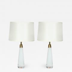  Orrefors Nils Landberg for Orrefors White Crystal Lamps - 878997