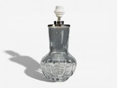  Orrefors Olle Alberius Table Lamp Blown Glass Chromed Metal Sweden 1970s - 4491524