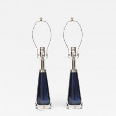  Orrefors Orrefors Dark Sapphire Blue Lamps - 885863