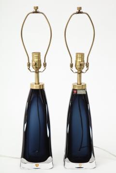  Orrefors Orrefors Deep Sapphire Blue Crystal Lamps - 1546874