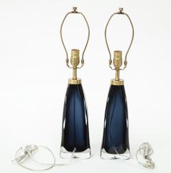  Orrefors Orrefors Deep Sapphire Blue Crystal Lamps - 1546878