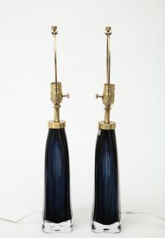  Orrefors Orrefors Deep Sapphire Blue Crystal Lamps - 1546880