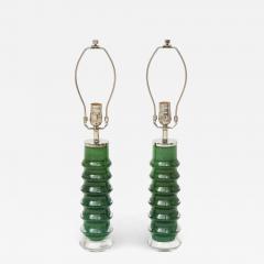  Orrefors Orrefors Emerald Green Crystal Lamps - 1547236