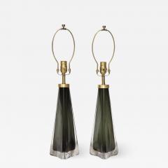  Orrefors Orrefors Green Grey Cystal Lamps - 2308880